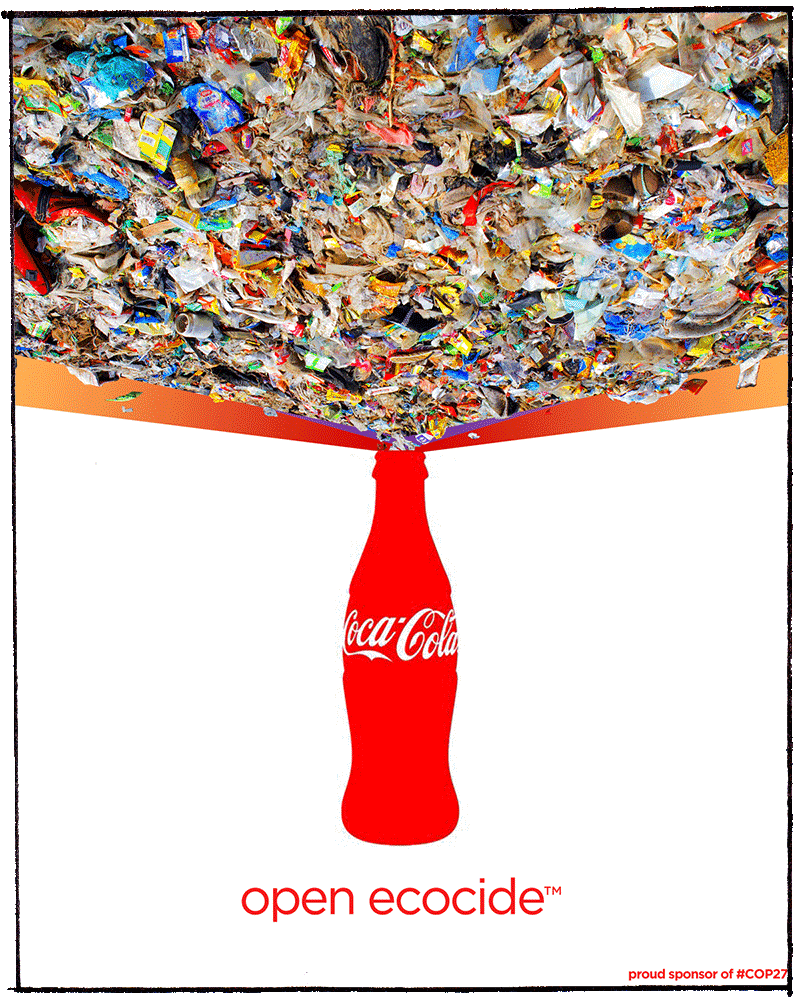 Coca Cola Open Ecocide Poster