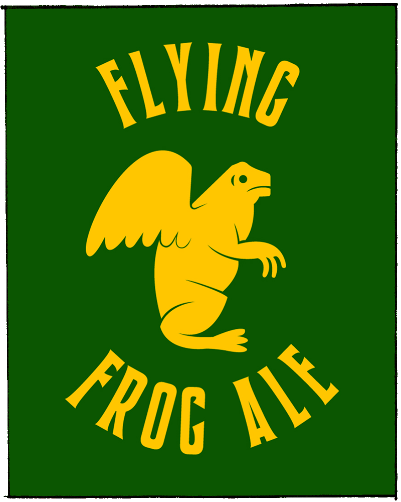 Flying Frog Ale Logo