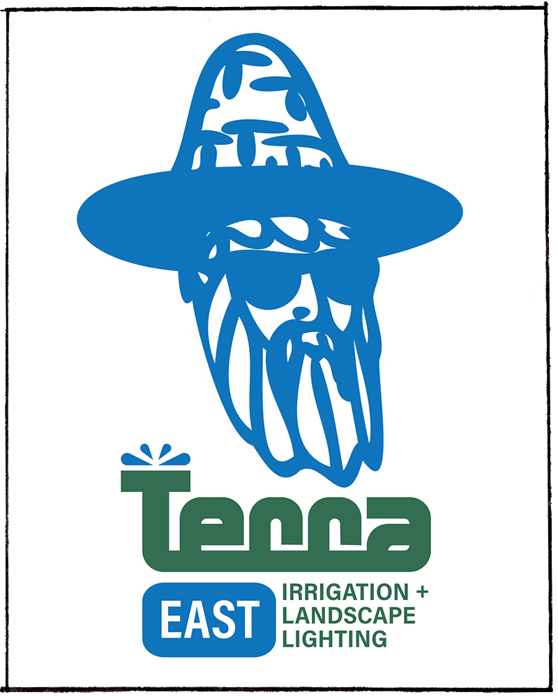 Terra East vertical logo with wizard