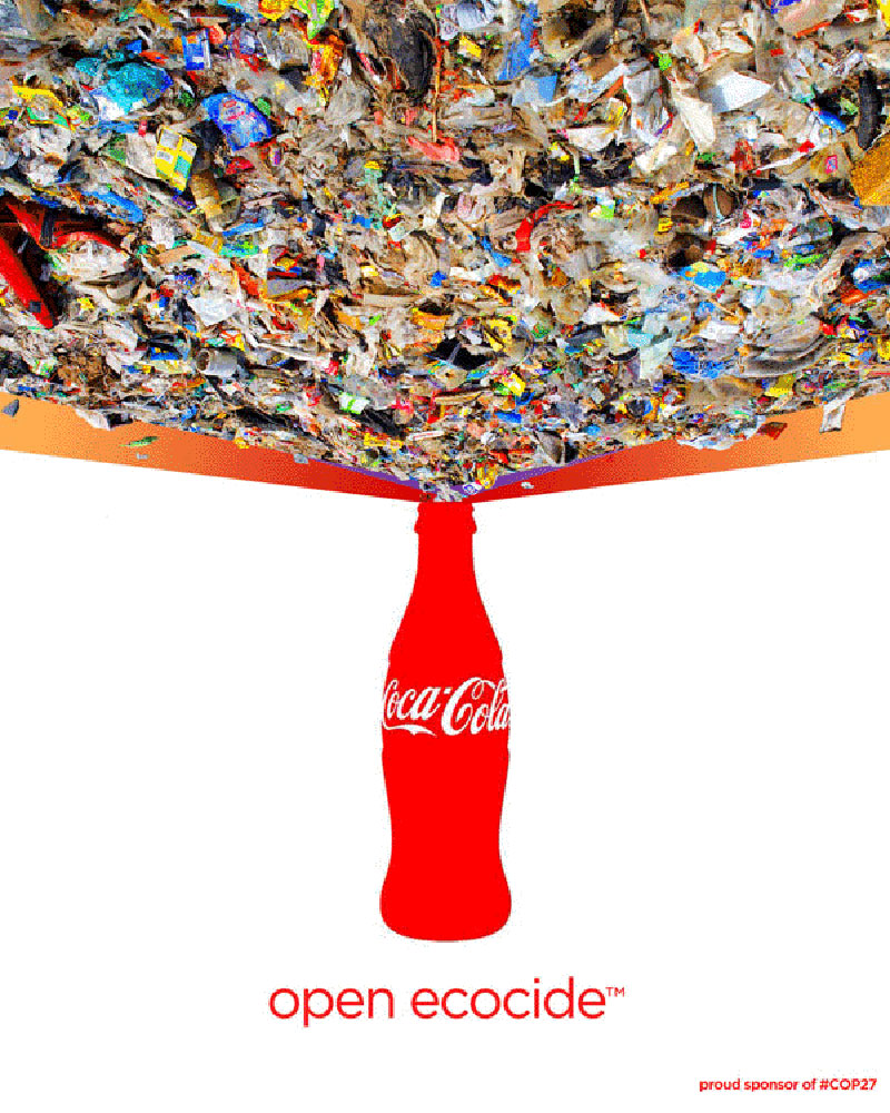 Coca Cola Open Ecocide Poster