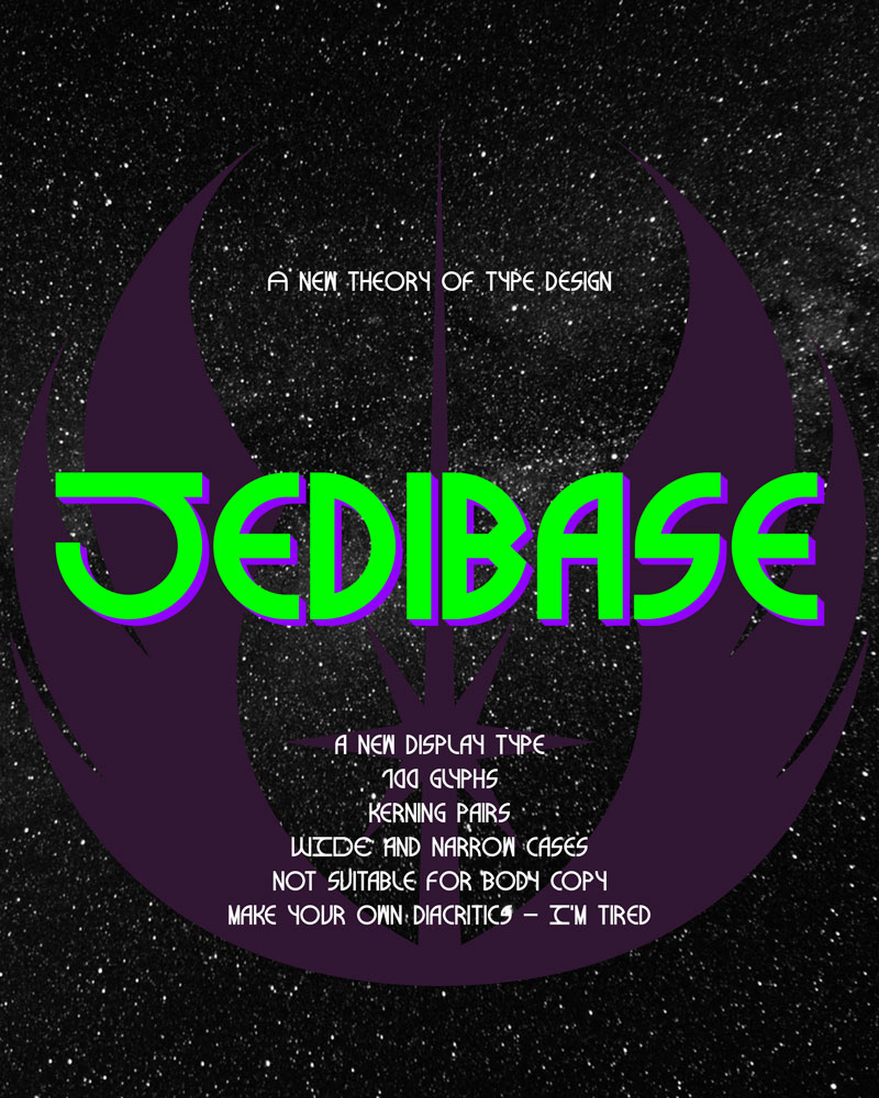 Jedibase font promo
