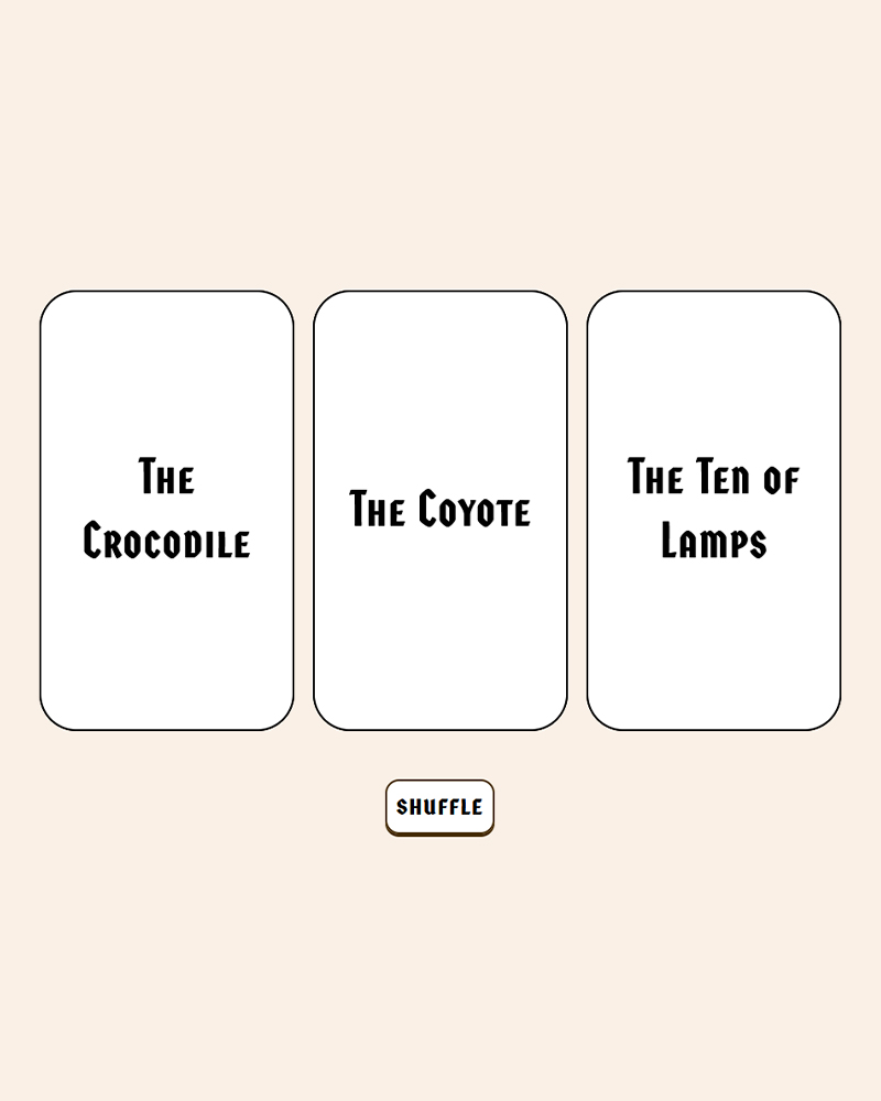 Fantasy Tarot Generator
